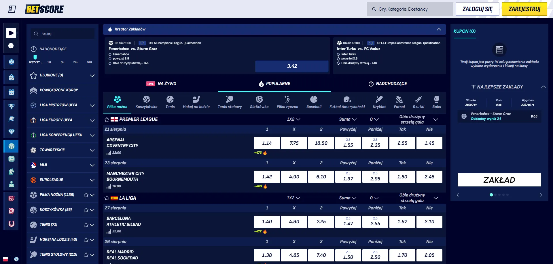 Betscore live kasyno z krupierami na żywo – Evolution Gaming